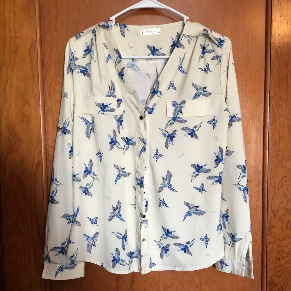 Long sleeved blouse
